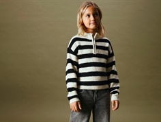 Name It jet stream striped half zip knit sweater